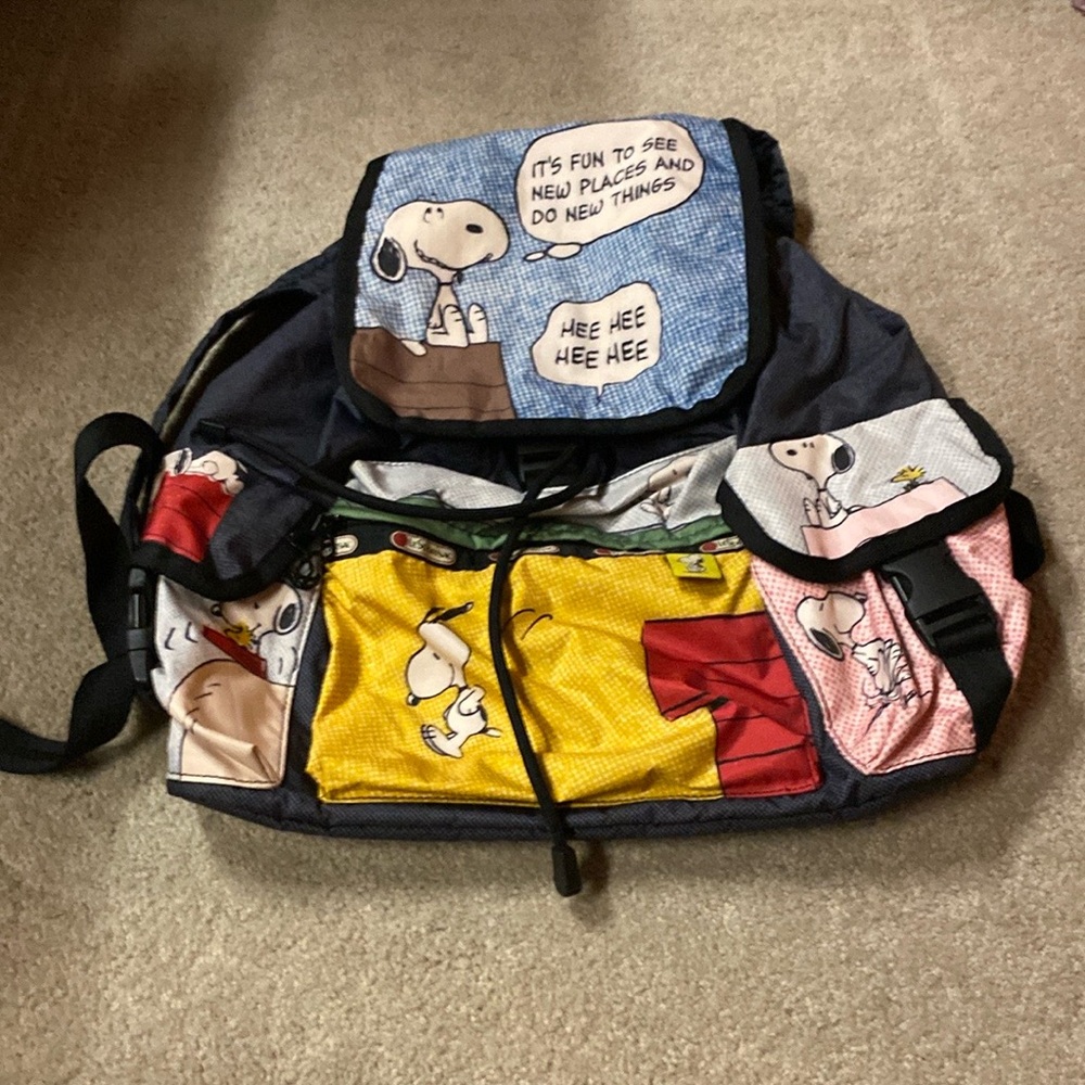 Lesportsac Peanuts Voyager Backpack